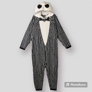 Briefly Stated Nightmare Before Christmas Jack Skellington Union Suit Adult S